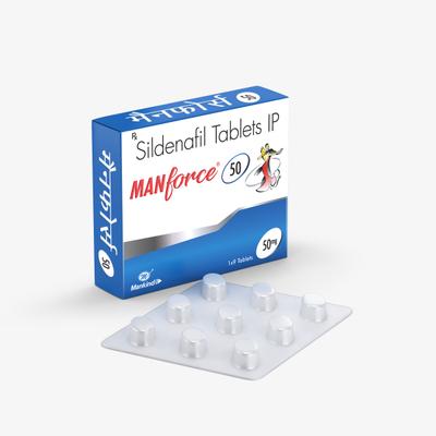 Manforce 50 Tablet 9's - Impotence/Erectile Dysfunction (Ed)