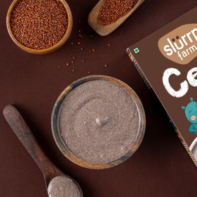 Slurrp Farm Cereal - Sprouted Ragi (Refill Pack) 250 g - Baby And Infant Supplements