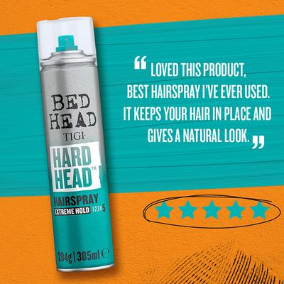 TIGI Bed Head Hard Head Hair for Spray Extreme Hold and Shine Finish 385 ml - Hair Sprays & Mists