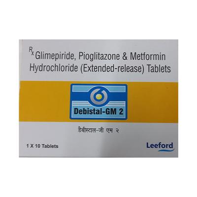 DEBISTAL GM 2 Tablet 10's - Diabetes-Ant