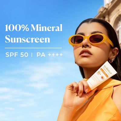 La Shield FISICO SPF 50+ & PA+++ Matte Sunscreen Gel 50 gm - Face Sunscreen