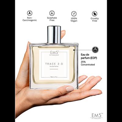 EM5 Trace 2.0 Unisex Perfume - Leather Sweet Animalic, Eau de Parfum Spray for Men & Women 50 ml - Men Perfumes (Edt/Edp)