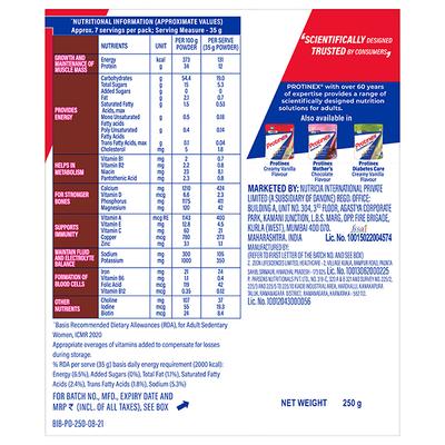 Protinex Powder - Rich Chocolate Flavour 250 gm (Refill Pack) - Protein Drink