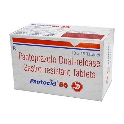 PANTOCID 80 Tablet 15's - Ulcer/Reflux/Flatulence-Aaa