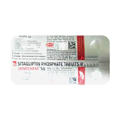 JANECHEM 50 Tablet 7's - Diabetes-Ant