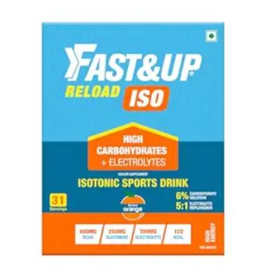 Fast&Up Reload ISO Isotonic Sports Drink - Orange Flavour (Refill Pack) 1 kg - Energy Drinks