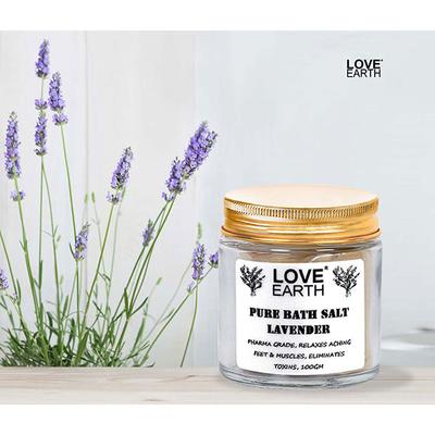 Love Earth Pure Bath Salt With Pure Epsom Salt & Essential Oil 100 gm - Bath Salts