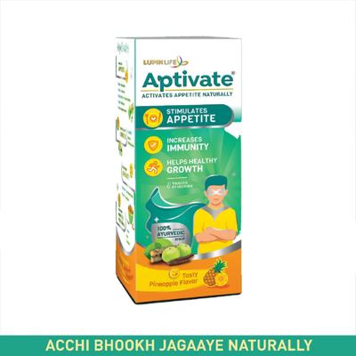 Aptivate Syrup - Tasty Pineapple Flavour 175 ml - Digestive Health