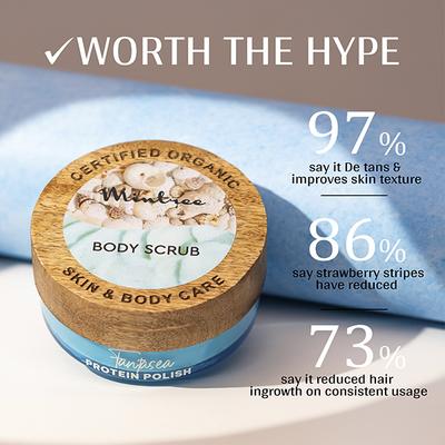 Mintree Certified Organic Fanatasea Sugar Scrub, Exfoliates and Brightens Skin, Removes Tan 150 gm - Scrubs & Exfoliants