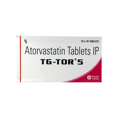 TG Tor 5mg Tablet 10'S - High Cholesterol-Dys