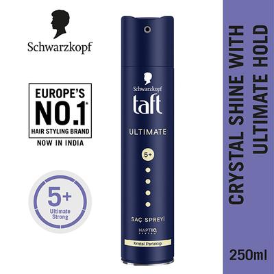 Schwarzkopf Taft Ultimate Hair Lacquer Ultimately Strong 6 Hair Spray 250ml - Hair Sprays & Mists