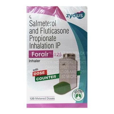 FORAIR 125 WITH DOSE COUNTER Inhaler 120md - Asthma/COPD-Ast