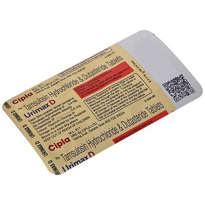Urimax D Tablet 15'S - Bladder And Prostate Disorders-Dru