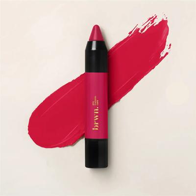 Brwn Pro Melanin Care Creme Matte Lip Crayon Cherry Pop 3gm - Lip Crayons