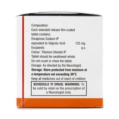 Desval ER 125mg Tablet 10'S - Epilepsy/Convulsion-Ant