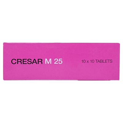 CRESAR M 25 Tablet 10's - Hypertension-Ana