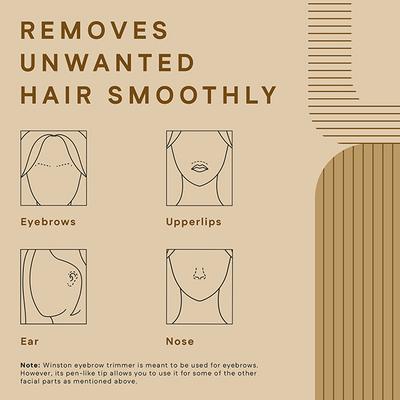 Winston Rechargeable Battery Operated Eyebrow Trimmer Waterproof Head 1's - Face & Eyebrow Razors