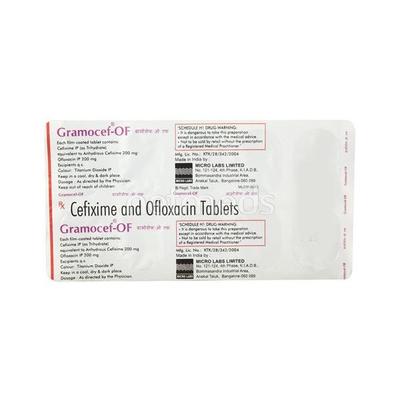 Gramocef OF Tablet 10'S - Bacterial Infections-Cep