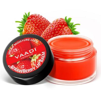 Vaadi Herbals Lip Balm - Strawberry & Honey 10 gm - Lip Balms
