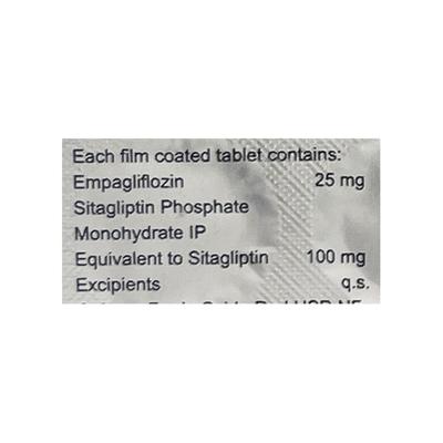 EMPAONE S 25/100 Tablet 10's - Diabetes-Ant