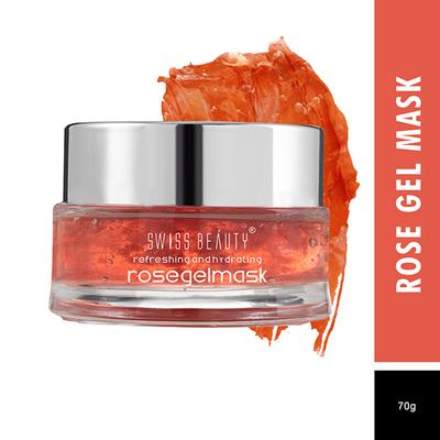 Swiss Beauty Rose Gel Mask 70 gm - Masks & Peels