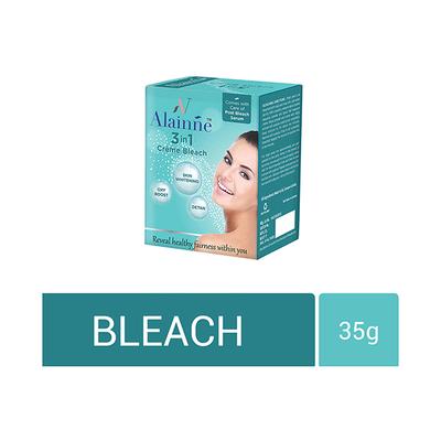 Alainne 3In1 Cream Bleach 35 gm - Masks & Peels