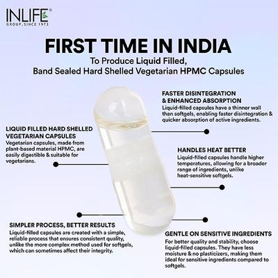 INLIFE Coconut Oil Capsules 60's - Hair & Skin