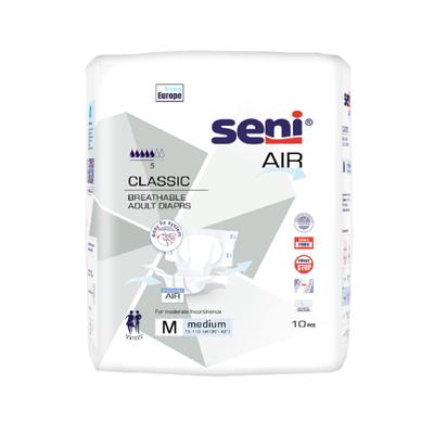 Seni Air Classic Breathable Adult Diapers(M) 10's - Adult Diapers & Pads