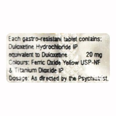 DULOT 20 Tablet 10's - Depression-Ant