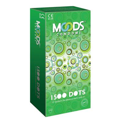 Moods 1500 Dots Silver Condoms 12's - Plain/Flavoured Condoms