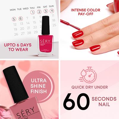 Sery Colorflirt Nail Paint Coral Crush 10 ml - Nail Polish