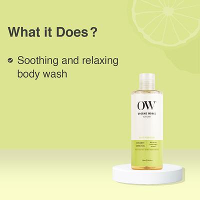 Organic Works Bergamot Shower Gel 300 ml - Shower Gels & Body Wash
