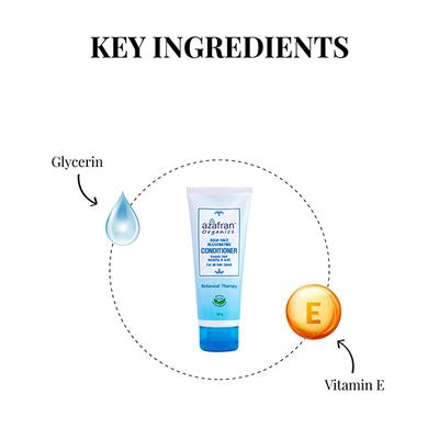 Azafran Organics Aqua Halo Rejuv Conditioner 50 gm - Straight Hair