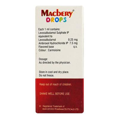 Macbery Drops 15ml - Cough And Cold-Cou