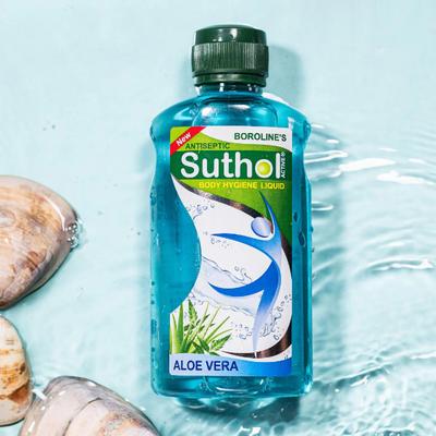 Boroline's Antiseptic Suthol Active Body Hygiene Liquid - Aloevera 200 ml - Skin-Treatment