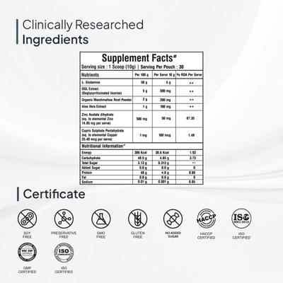 Miduty Leaky Gut 300 g - Digestive Health