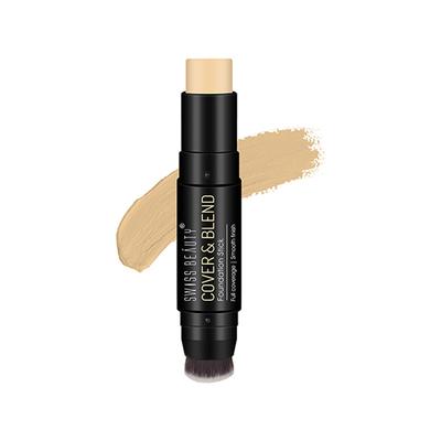 Swiss Beauty Cover and Blend Foundation Stick -Pretty Vanilla 12 gm - Foundation