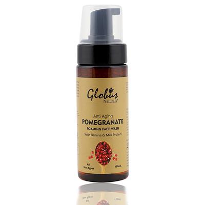 Globus Naturals Anti - Ageing Pomegranate Foaming Fruit Face Wash 150 ml - Face Wash & Cleansers