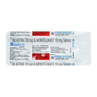 BILASET M Tablet 10's - Allergies-Ant