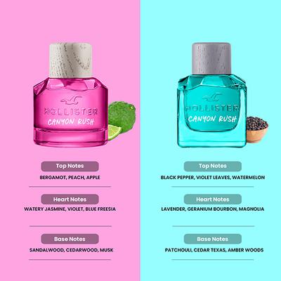 Hollister Canyon Rush For Her Eau De Parfum 100ml + Him 100ml Eau De Toilette 2's - Perfumes (Edt/Edp)