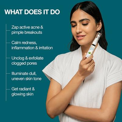 Soulflower Acne Clearout Spot Corrector with Tea Tree & Witch Hazel 15 ml - Face Gels