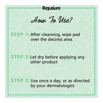 Rejusure Glycolic Acid Cleansing Pad 50's - Cotton Buds & Balls