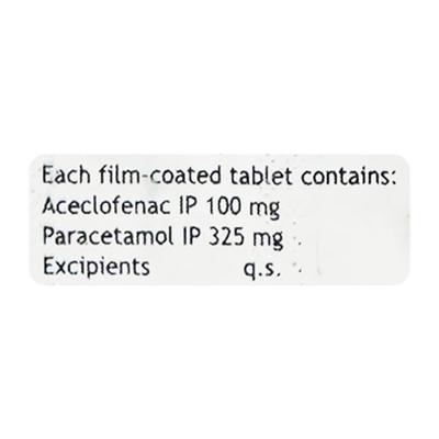 ACEFLAM P Tablet 10's - Pain relief-Nsa