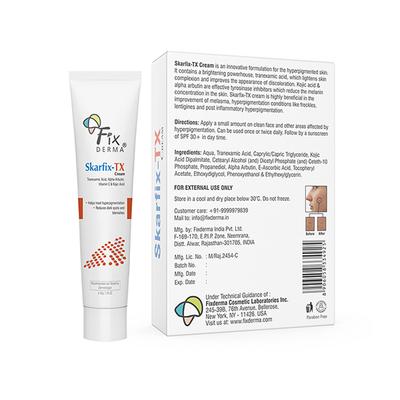 Fixderma Tranexamic Acid + 2% Kojic Acid + 1% Arbutin SKARFIX -TX Face Cream for Pigmentation 30 gm - Face Creams