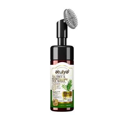 Atulya Tea Tree & Neem Foaming Face Wash 150 ml - Scrubs & Exfoliants