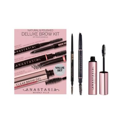 Anastasia Beverly hills Natural & Polished Deluxe Brow Kit - Dark Brown 8.1 ml - Eyebrow Pencils & Enhancers