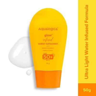 Aqualogica Glow + Infused Water Sunscreen SPF 50+ PA++++ 50 gm - Face Sunscreen