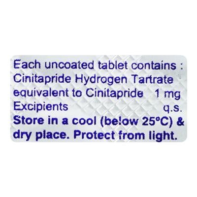 Cintapro 1mg Tablet 10'S - Gastro Intestinal Motility Disorders-GIT