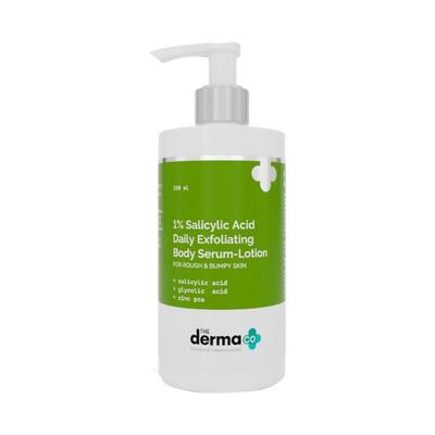 The Derma Co. 1 Percent Salicylic Acid Daily Exfoliating Body SerumLotion 250 ml - Body Sunscreen