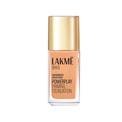 Lakme 9to5 Powerplay Priming Foundation, Built in Primer, SPF 20, Warm Natural, 25 ml - Foundation